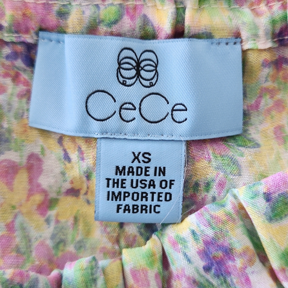 CECE Ruffled Floral Mini Dress - Picture 8 of 11